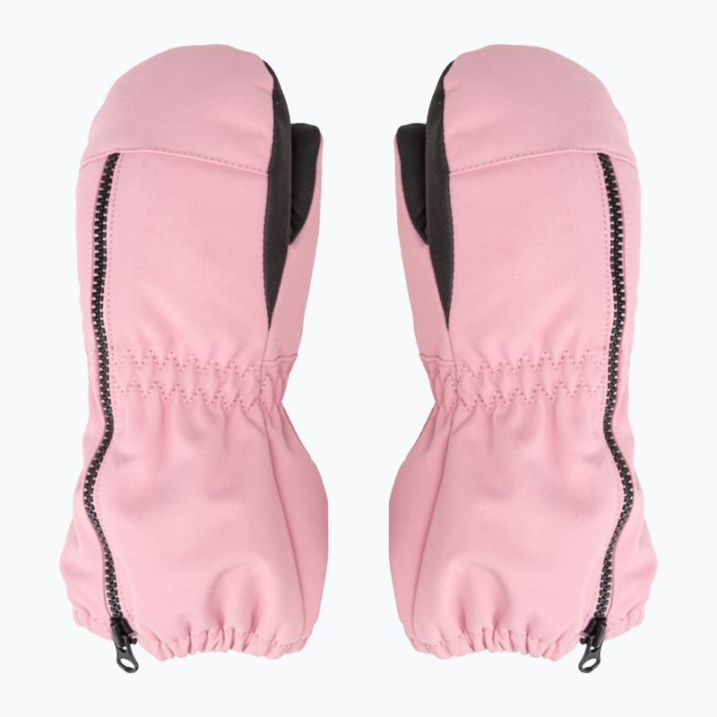 Reima Tepas Fäustlinge Kinder Skihandschuhe grau rosa 3