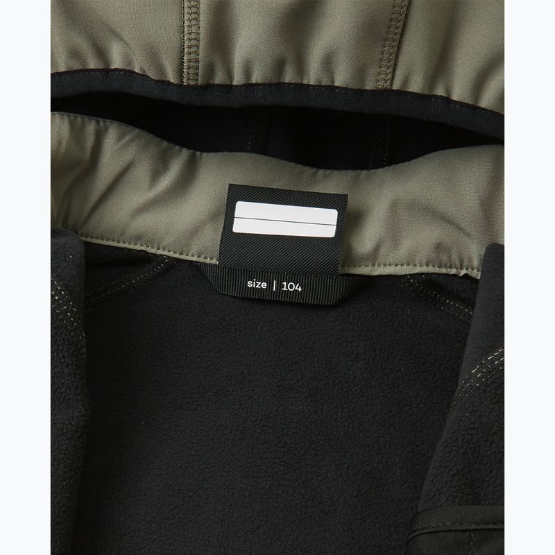 Reima Vantti grau-grüne Softshelljacke für Kinder 6