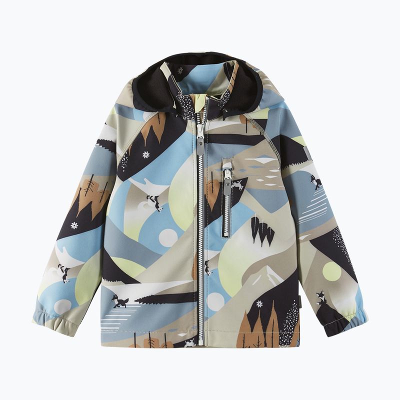 Reima Kinder-Softshelljacke Vantti erdbeige 2