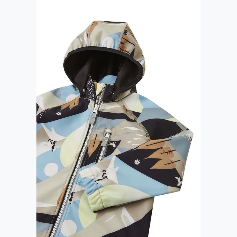 Reima Kinder-Softshelljacke Vantti erdbeige 4