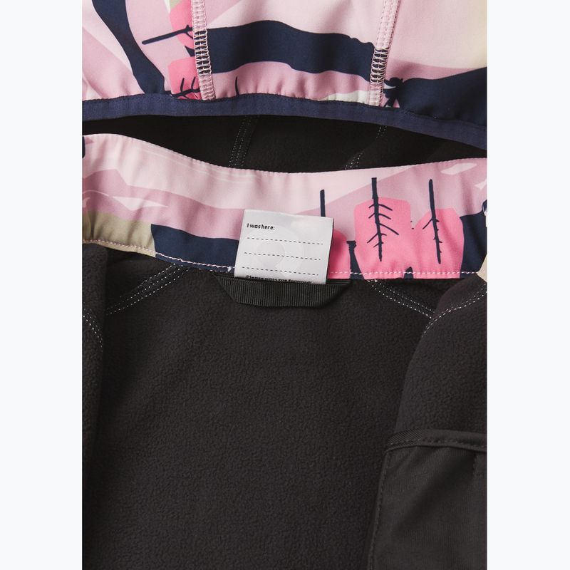 Softshelljacke Kinder Reima Vantti grey pink 6