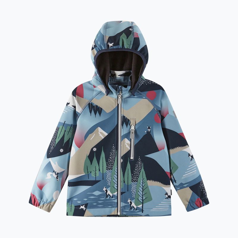 Reima Kinder Softshelljacke Vantti blau ozean