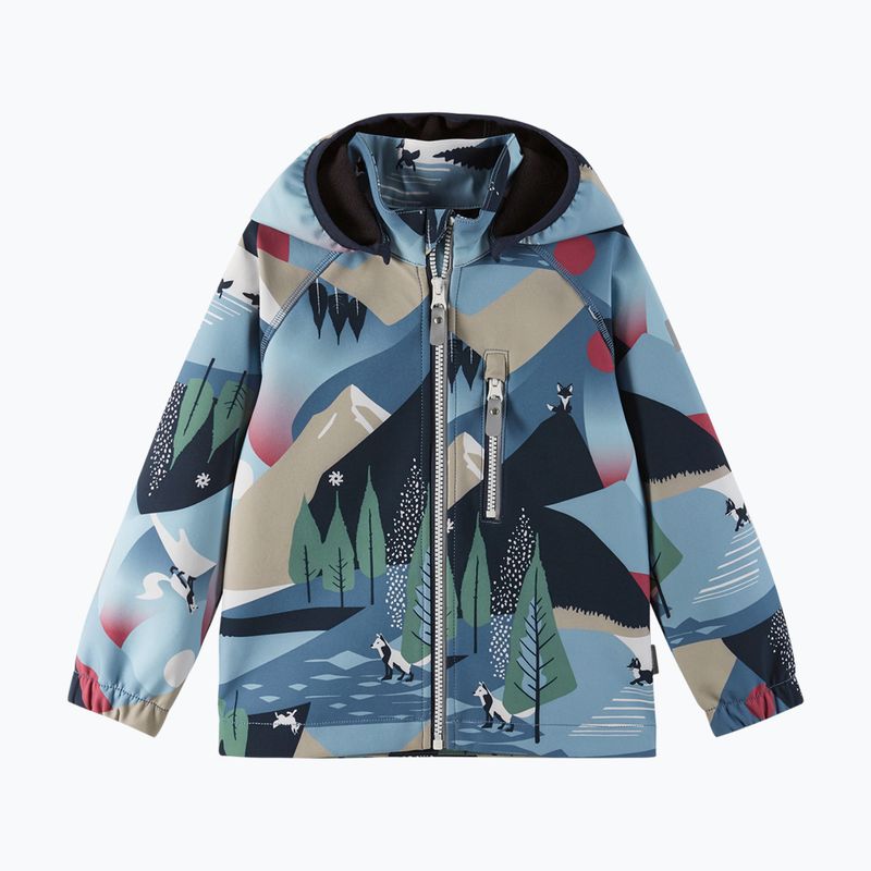 Reima Kinder Softshelljacke Vantti blau ozean 2