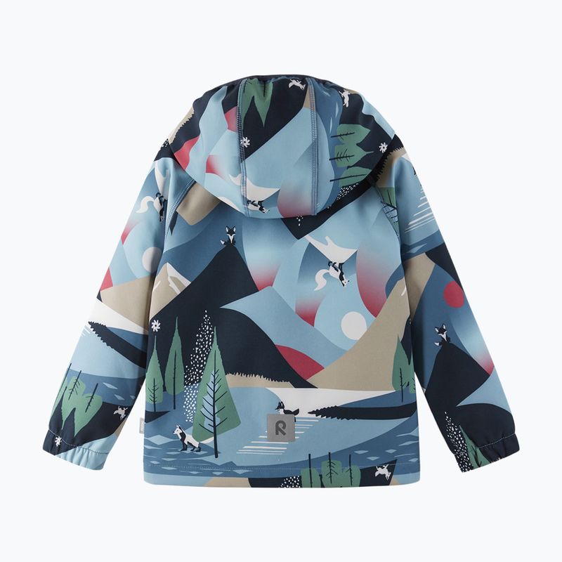 Reima Kinder Softshelljacke Vantti blau ozean 3