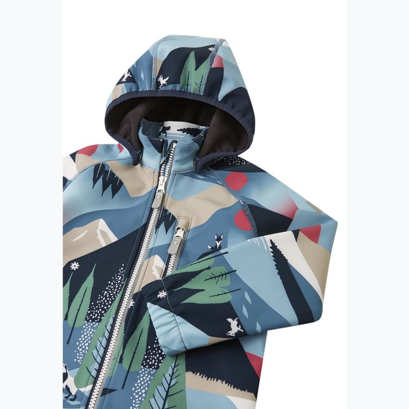 Reima Kinder Softshelljacke Vantti blau ozean 4