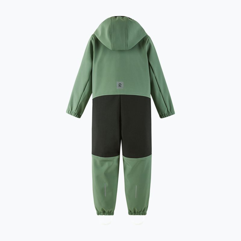 Overall Softshell Kinder Reima Nurmes deeper green clay 2