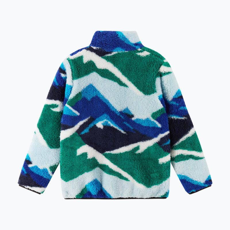 Fleece Hoodie Sweatshirt Kinder Reima Turilas deeper green 2