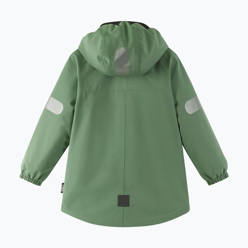 Reima Symppis grüner Ton Kinder Regenjacke 3