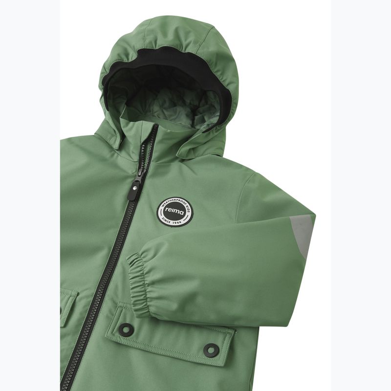 Reima Symppis grüner Ton Kinder Regenjacke 4