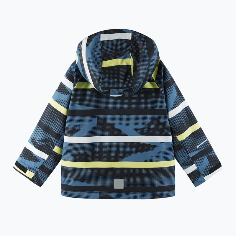 Skijacke Kinder Reima Palsi blue ocean 3