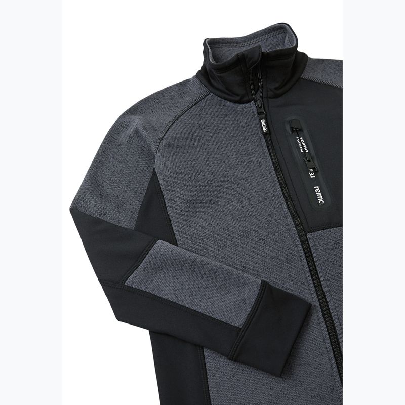 Kinder Fleecejacke Reima Liukuen soft black 3