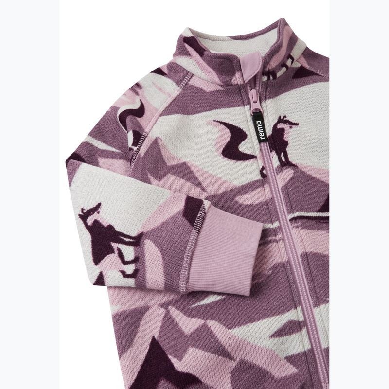 Hoodie Sweatshirt Kinder Reima Ornament deep purple 3