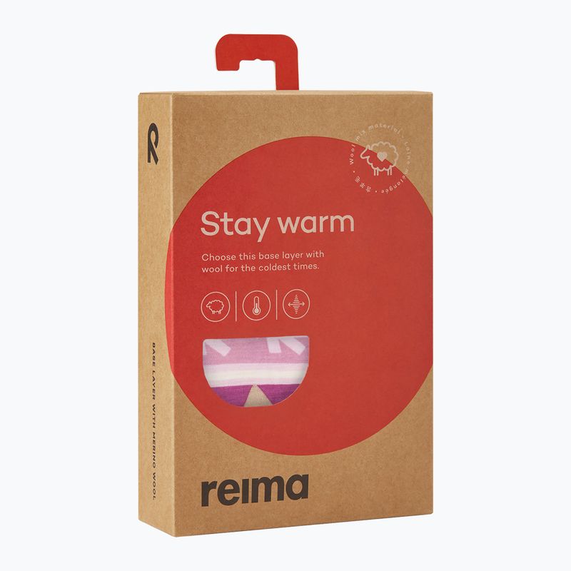 Kinder-Thermo-Unterwäsche-Set Reima Taitoa grey pink 9
