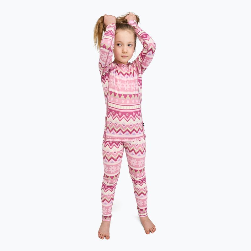Kinder-Thermo-Unterwäsche-Set Reima Taitoa grey pink 10