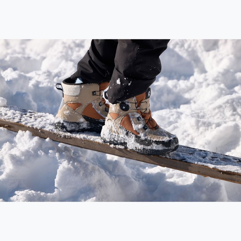 Kinder-Winterstiefel Reima Hallava Quicklock earthy beige 10