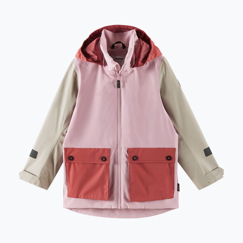 Softshelljacke Kinder Reima Sysma grey pink 2