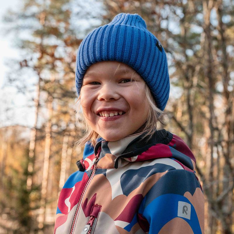 Kinder-Wintermütze Reima Hattara sparkly blue 7