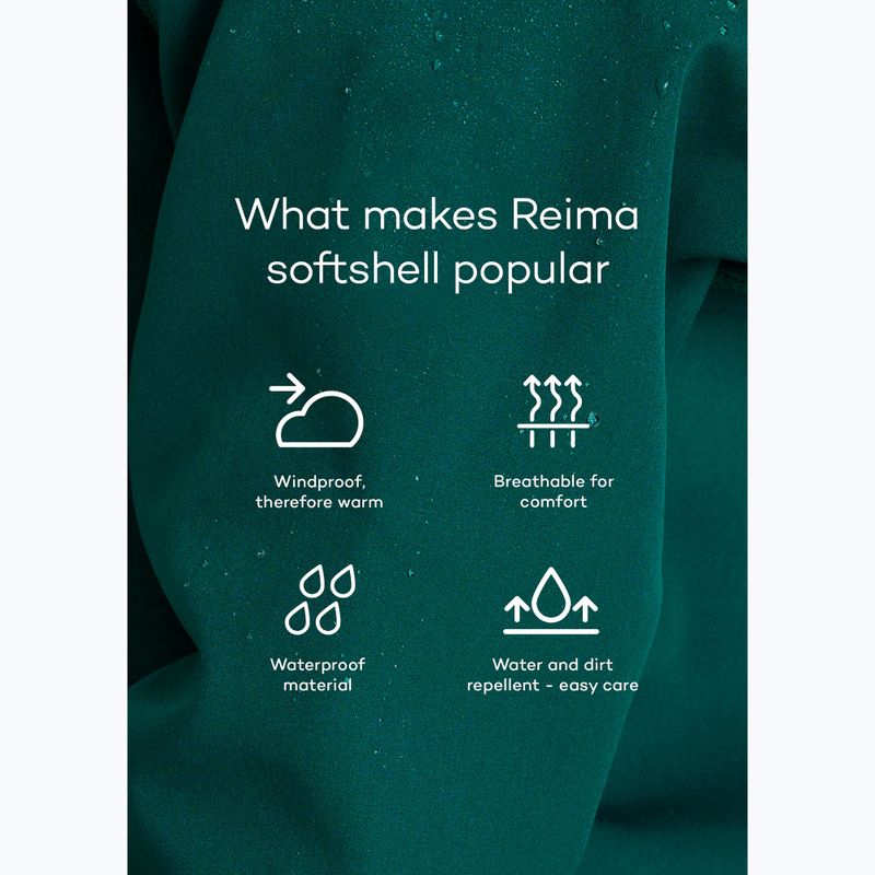 Kinder-Softshell-Overall Reima Mjosa fresh blue 7