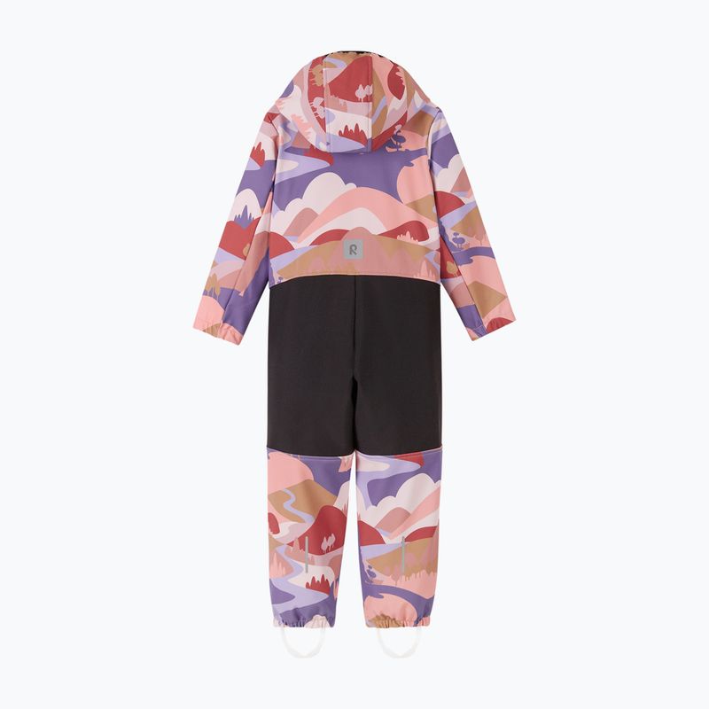 Softshell-Overall Kinder Reima Nurmes rose blush 2