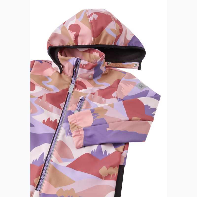 Softshell-Overall Kinder Reima Nurmes rose blush 4