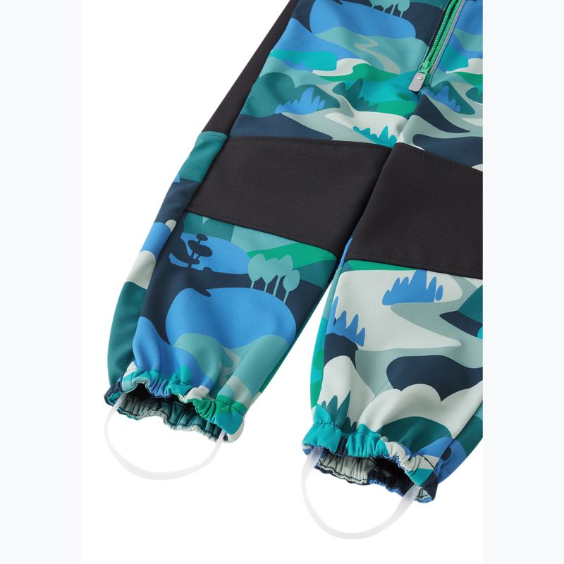 Softshell-Overall Kinder Reima Nurmes sparkly blue 6