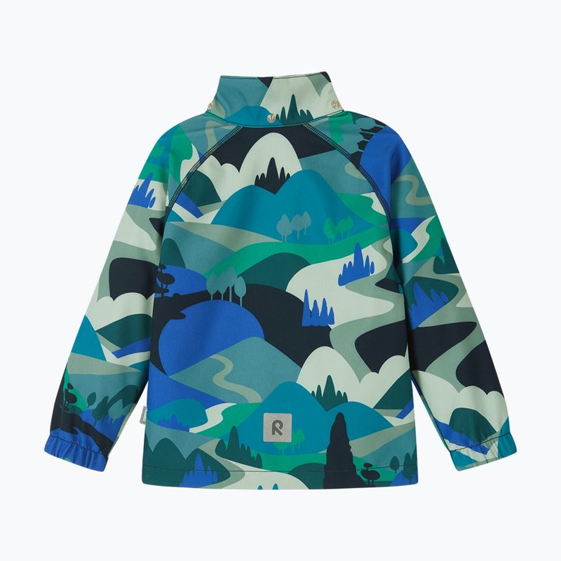 Kinder-Softshelljacke Reima Vantti dparkly blue 3