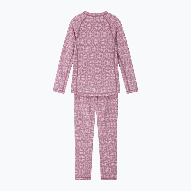 Kinder Thermo-Unterwäsche-Set Reima Taival grey pink 2