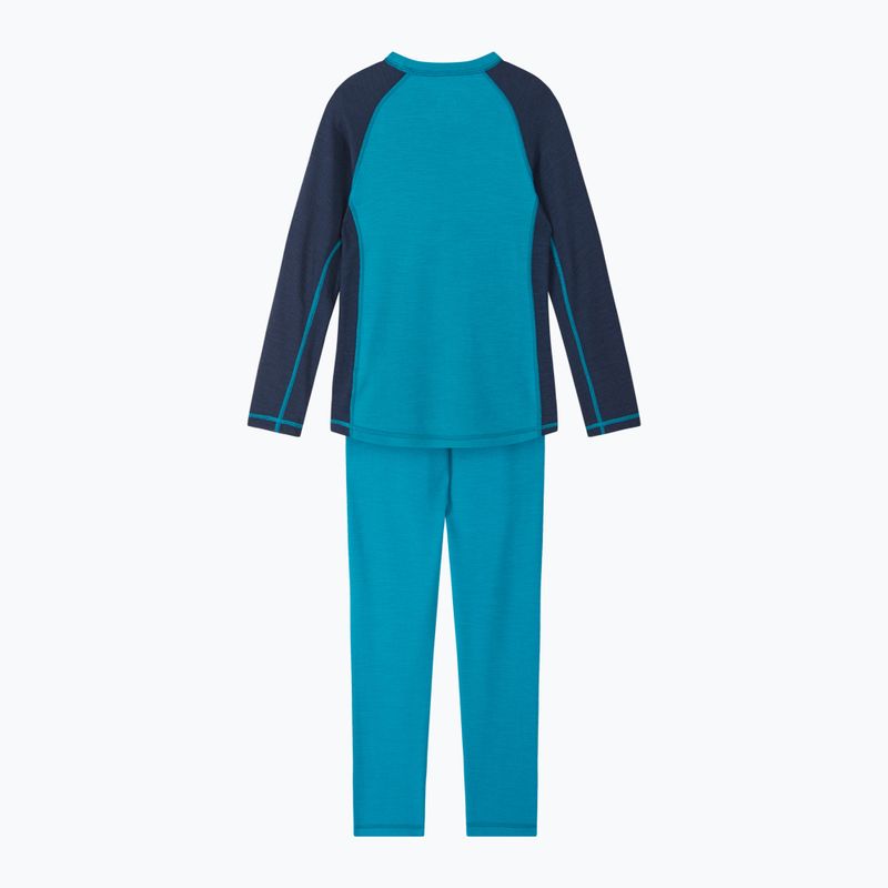 Kinder Thermo-Unterwäsche-Set Reima Taitoa aquatic blue 2
