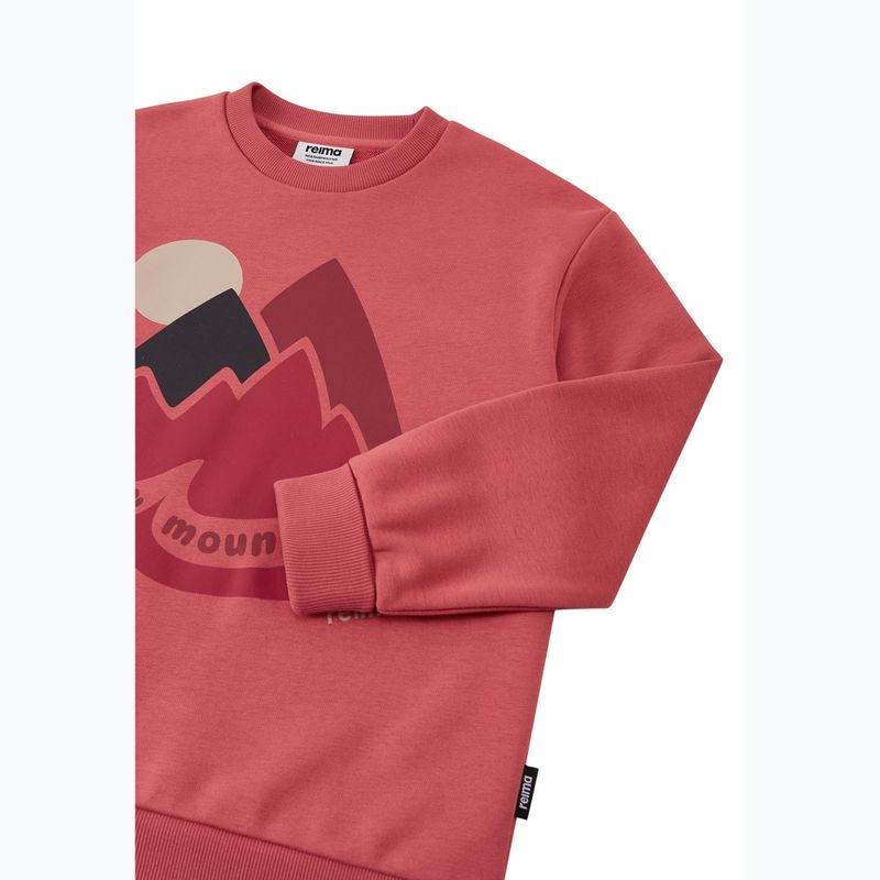 Kinder-Sweatshirt Reima Collari red clay 3