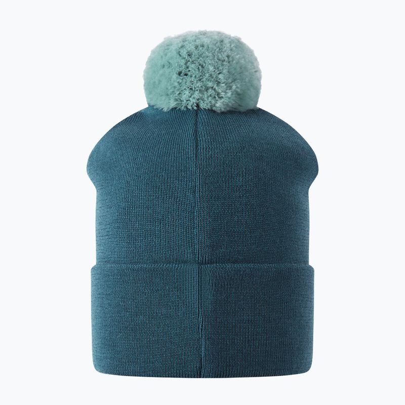 Kinder-Wintermütze Reima Omasi dark teal 2