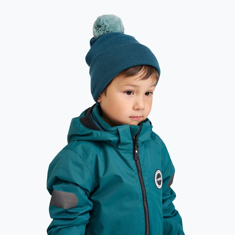 Kinder-Wintermütze Reima Omasi dark teal 4