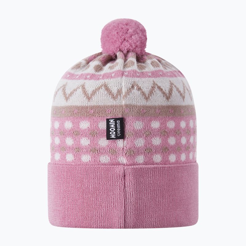Kinder-Wintermütze Reima Moomin Flinga grey pink 2