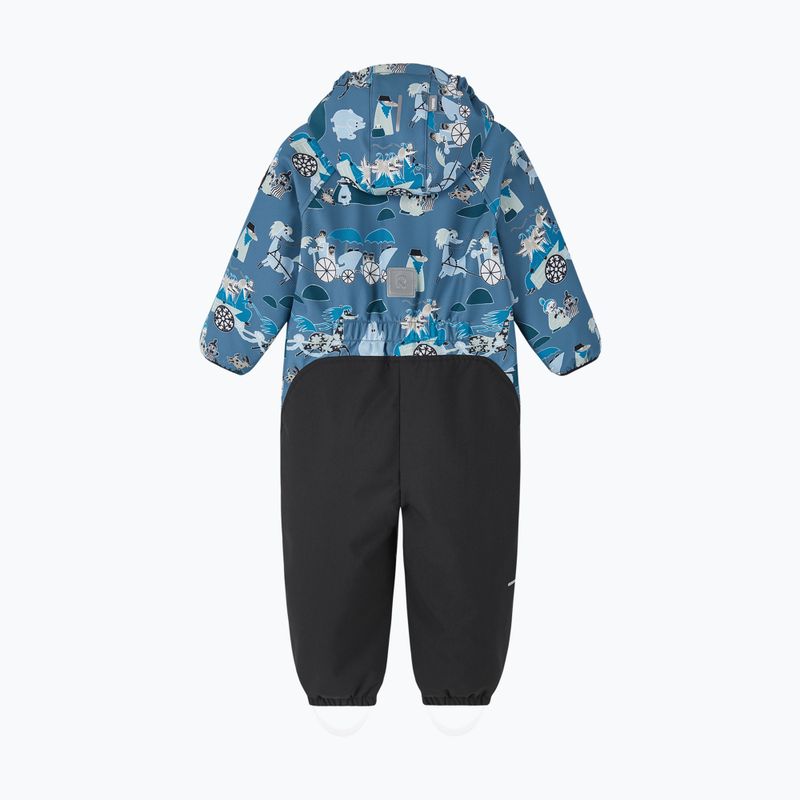 Softshell-Overall Kinder Reima Moomin Mjosa blue ocean 2