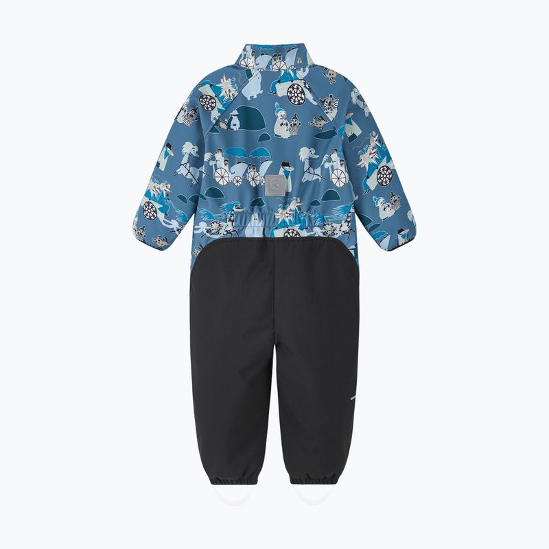 Softshell-Overall Kinder Reima Moomin Mjosa blue ocean 3
