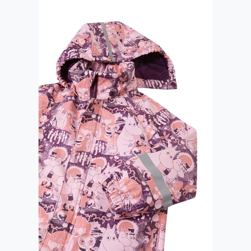 Kinder-Regenanzug Reima Moomin Rapakko pale rose 3