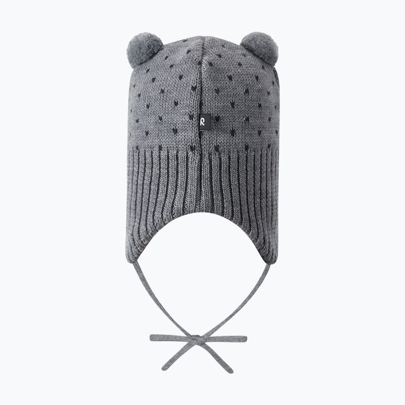 Kinder-Wintermütze Reima Ilmein melange grey 2