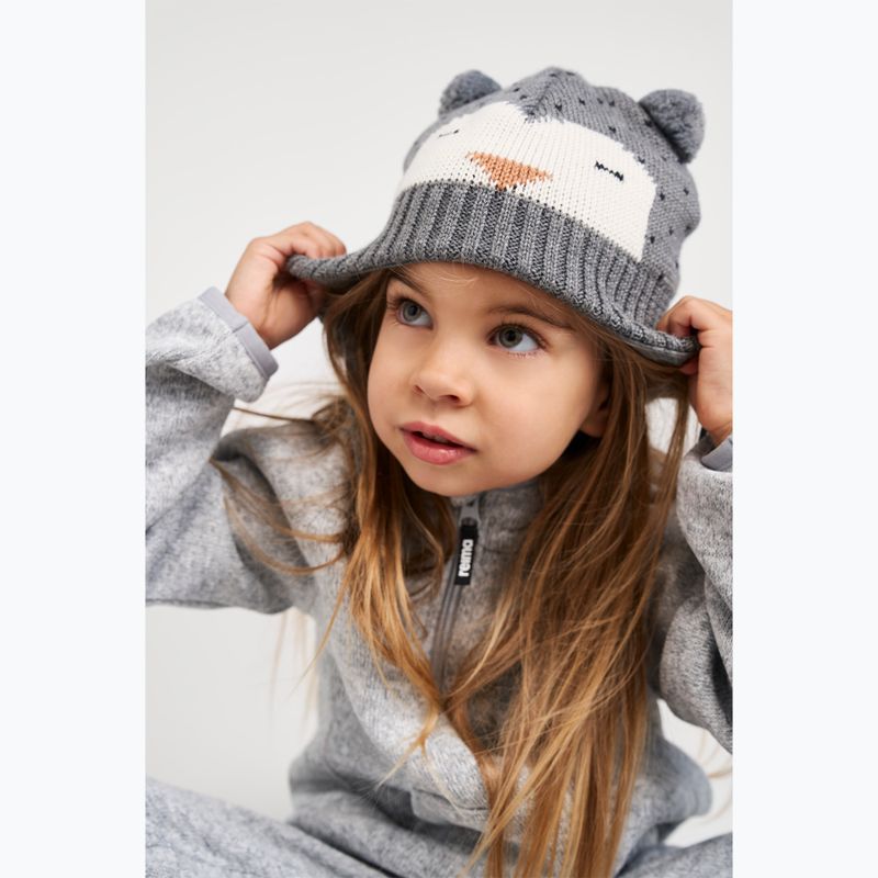 Kinder-Wintermütze Reima Ilmein melange grey 3