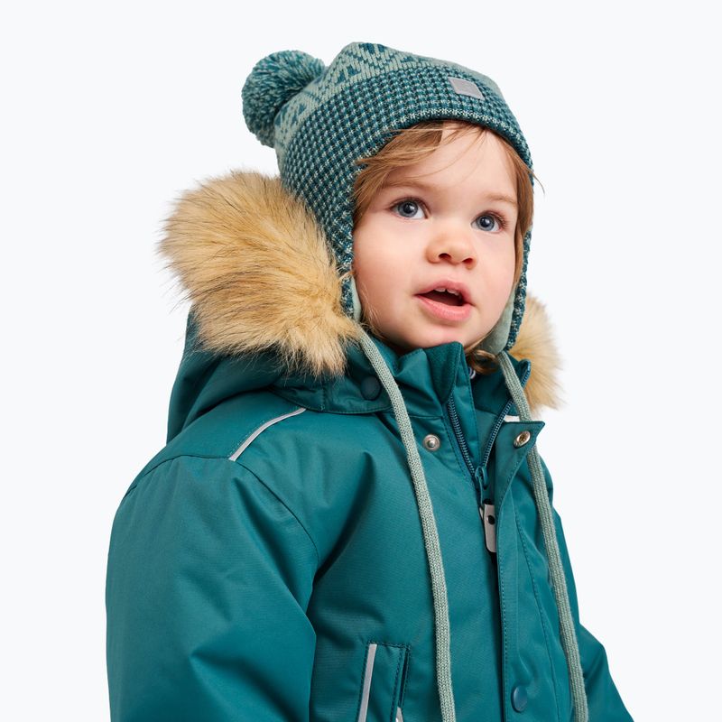 Kinder-Wintermütze Reima Kuuru stone green 5