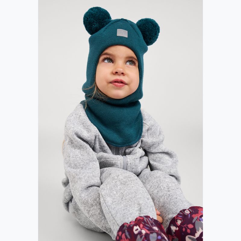 Kinder-Sturmhaube Reima Vekkuli dark teal 5