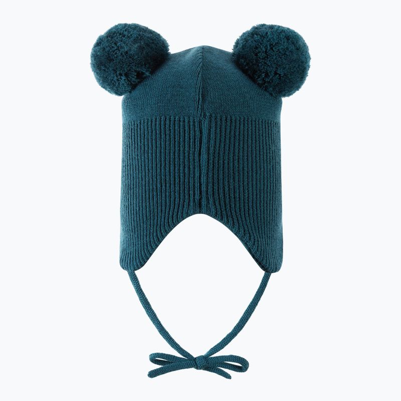 Kinder-Wintermütze Reima Kumpi dark teal 2