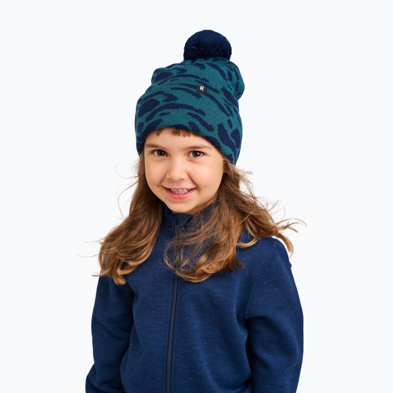 Kinder-Wintermütze Reima Virkku navy 4
