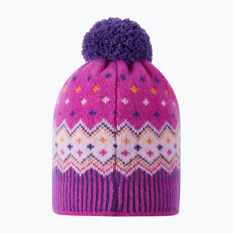Kinder-Wintermütze Reima Pohjoinen plum purple 2