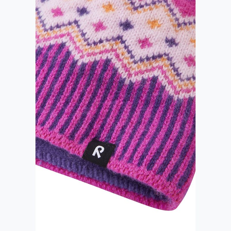 Kinder-Wintermütze Reima Pohjoinen plum purple 3