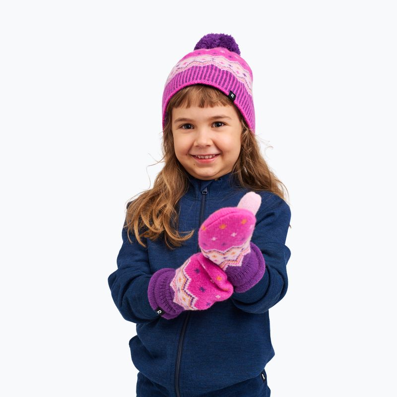 Kinder-Winterhandschuhe Reima Lapanen plum purple 6