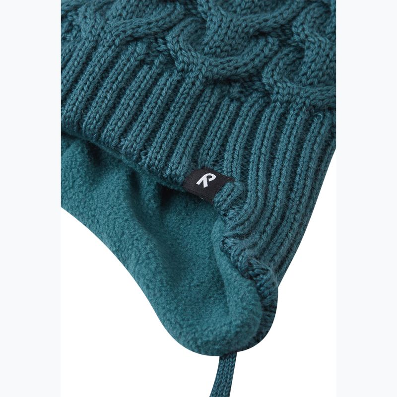 Kinder-Wintermütze Reima Paljakka dark teal 3