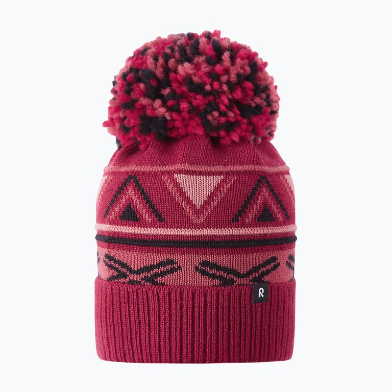 Kinder-Wintermütze Reima Kirjoen cranberry