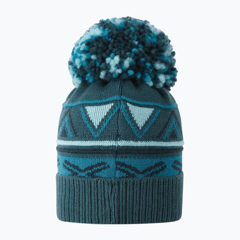 Kinder-Wintermütze Reima Kirjoen dark teal 2