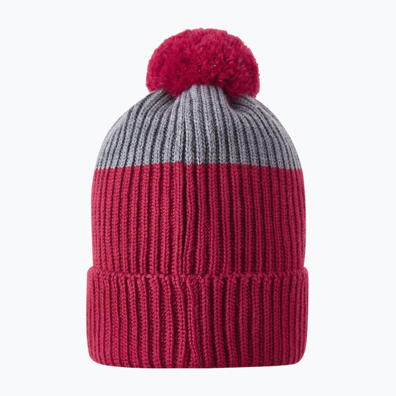 Kinder-Wintermütze Reima Pilke cranberry 2