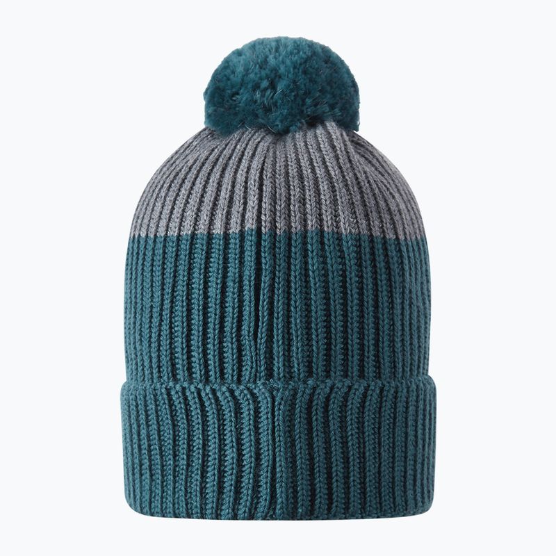 Kinder-Wintermütze Reima Pilke dark teal 2