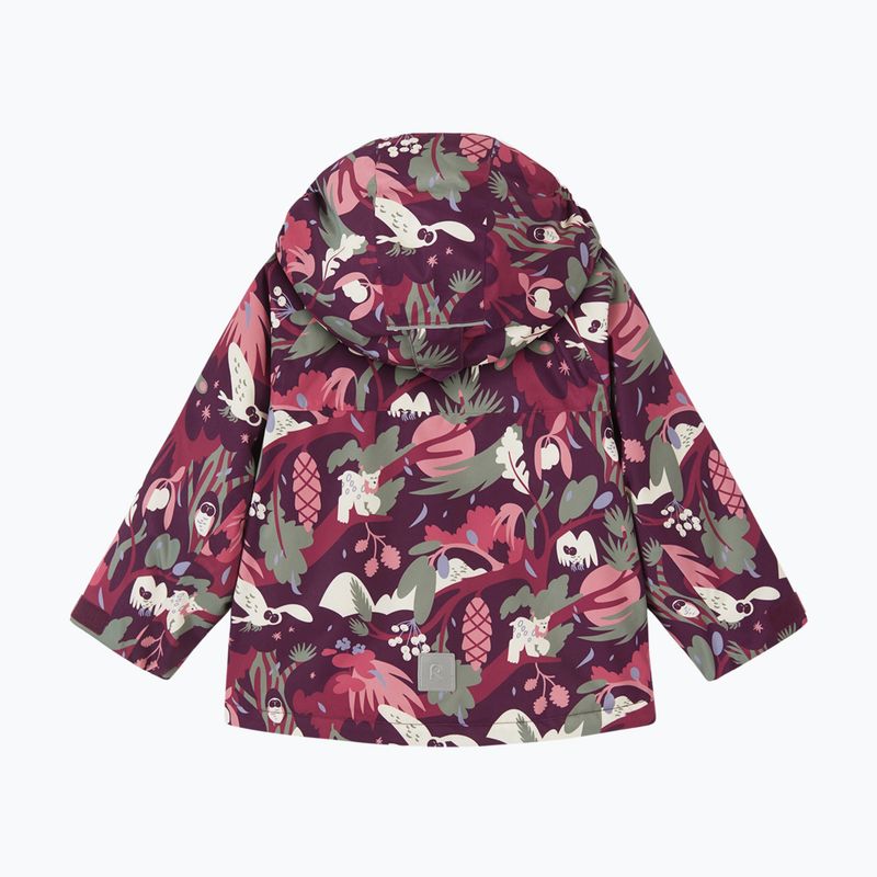 Gefütterte Kinderjacke Reima Parkkila deep purple 2